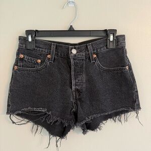 Levi's 501 Women's Black Shorts